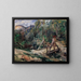 Landschaft Tiroler mit Brücke - Lovis Corinth — gerahmtes Bild an der Wand