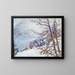 Walchensee im Winter - Lovis Corinth — gerahmtes Bild an der Wand