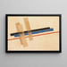 Komposition - László Moholy-Nagy — gerahmtes Bild an der Wand
