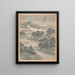 Huit paysages Pl3 - Lu Han — gerahmtes Bild an der Wand