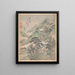 Huit paysages Pl8 - Lu Han — gerahmtes Bild an der Wand