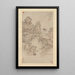 Pont naturel de roche - Lu Zhi — gerahmtes Bild an der Wand