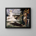 Die Vision - Luc-Olivier Merson — gerahmtes Bild an der Wand