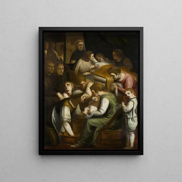 Luca Cambiaso - The Birth of Mary.webp