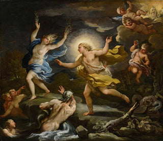 Apollon und Daphne - Luca Giordano — Ansicht des Kunstwerks