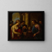 Der Christus und die ehebrecherische Frau - Luca Giordano — gerahmtes Bild an der Wand