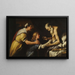 Einführung Jakobs in Isaak - Luca Giordano — gerahmtes Bild an der Wand