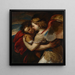 Jacob kämpft mit dem Engel - Luca Giordano — gerahmtes Bild an der Wand