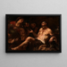 Job et ses consolateurs - Luca Giordano — gerahmtes Bild an der Wand
