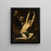 Saint Sébastien soigné par sainte Irène - Luca Giordano — gerahmtes Bild an der Wand