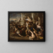 L'Enlèvement des Sabines - Luca Giordano — gerahmtes Bild an der Wand