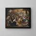 L'Adoration des Mages - Luca Giordano — gerahmtes Bild an der Wand