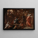 Die Vision der heiligen Maria von Ägypten - Luca Giordano — gerahmtes Bild an der Wand