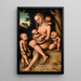 Charité - Lucas Cranach der Ältere — gerahmtes Bild an der Wand