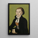 Catherine de Bora Ehefrau von Martin Luther - Lucas Cranach der Ältere — gerahmtes Bild an der Wand