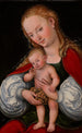 Jungfrau mit Kind und Trauben - Lucas Cranach der Ältere — Ansicht des Kunstwerks