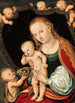 Jungfrau mit Kind mit dem jungen Johannes dem Täufer - Lucas Cranach der Ältere — Ansicht des Kunstwerks