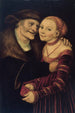 Das unpassende Paar - Lucas Cranach der Ältere — Ansicht des Kunstwerks