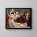 La Lamentation - Lucas Cranach der Ältere — gerahmtes Bild an der Wand