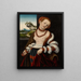 Der Selbstmord der Lucretia - Lucas Cranach der Ältere — gerahmtes Bild an der Wand