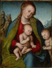 Die Jungfrau Maria mit dem Kind und Johannes dem Täufer - Lucas Cranach der Ältere — Ansicht des Kunstwerks