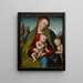 Die Jungfrau Maria mit dem Kind und Johannes dem Täufer - Lucas Cranach der Ältere — gerahmtes Bild an der Wand
