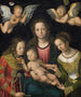 Jungfrau mit Kind mit den Heiligen Katharina und Barbara - Lucas Cranach der Ältere — Ansicht des Kunstwerks