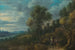 Landschaft mit Bäumen und Figuren auf einem Weg - Lucas van Uden — Ansicht des Kunstwerks