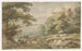 Landschaft mit Hügeln, Schaf- und Kuhherde - Lucas van Uden — Ansicht des Kunstwerks