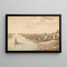 Flusslandschaft - Lucas van Uden — gerahmtes Bild an der Wand
