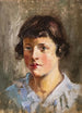 Junge Frau mit Macarons - Luce Boyals — Ansicht des Kunstwerks