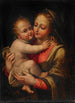 Madone mit Kind - Lucia Anguissola — gerahmtes Bild an der Wand