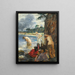 Schrecklich - Lucien Simon — gerahmtes Bild an der Wand