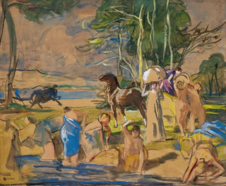 Studie für Nausicaa - Lucien Simon — Ansicht des Kunstwerks