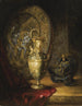 Helm, Krug und Schild auf einem Tisch - Lucjan Przepiórski — Ansicht des Kunstwerks