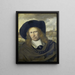 Portrait eines Mannes aus der Stadt Emden - Ludolf Bakhuizen — gerahmtes Bild an der Wand