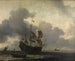 Das Kriegsschiff De Jacob bei der Ankerung - Ludolf Bakhuizen — Ansicht des Kunstwerks