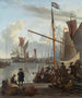 Das Y von Amsterdam gesehen vom Muschelboulevard Mosselsteiger - Ludolf Bakhuizen — Ansicht des Kunstwerks