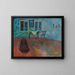 Der Ort des Todes - Ludvig Karsten — gerahmtes Bild an der Wand