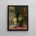 Die Morgengebet - Ludwig Deutsch — gerahmtes Bild an der Wand