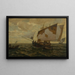Trabaccolo - Ludwig Dill — gerahmtes Bild an der Wand