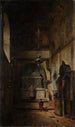 Vue dans la chapelle Sant Isidro à Venise - Ludwig Dittweiler — Ansicht des Kunstwerks