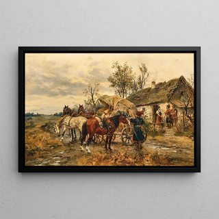 Ludwig Gedlek - Resting in front of the House.webp