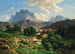 Ein Landschaft mit einem Bergsee - Ludwig Halauska — Ansicht des Kunstwerks