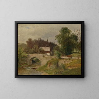 Ludwig Halauska - Bauernhaus an der Steinbrck.webp