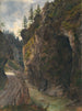Klippe in der Schlucht - Ludwig Halauska — Ansicht des Kunstwerks