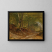 Waldweg - Ludwig Halauska — gerahmtes Bild an der Wand