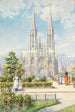 Eine sonnige Tag in der Nähe der Votivkirche - Ludwig Hans Fischer — Ansicht des Kunstwerks