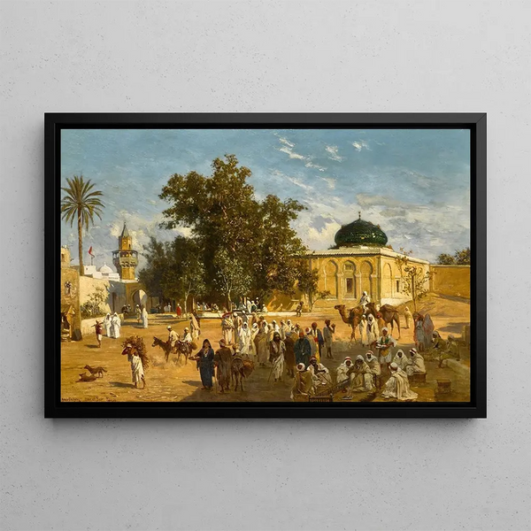 Dar el Ber Tunis - Ludwig Hans Fischer — gerahmtes Bild an der Wand