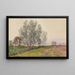 Feld und Bachufer - Ludwig Hans Fischer — gerahmtes Bild an der Wand